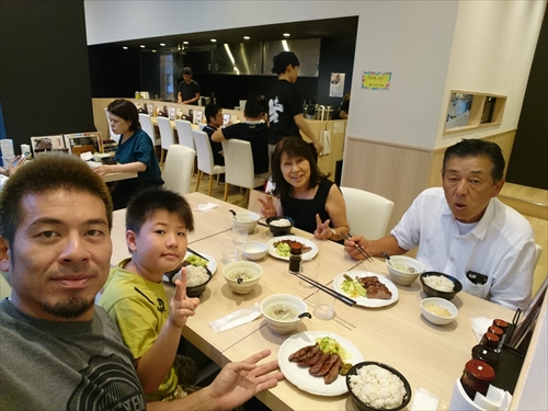 3日・長男が牛タンデビュー！
